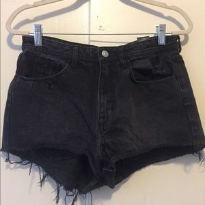 High Waisted Denim Shorts